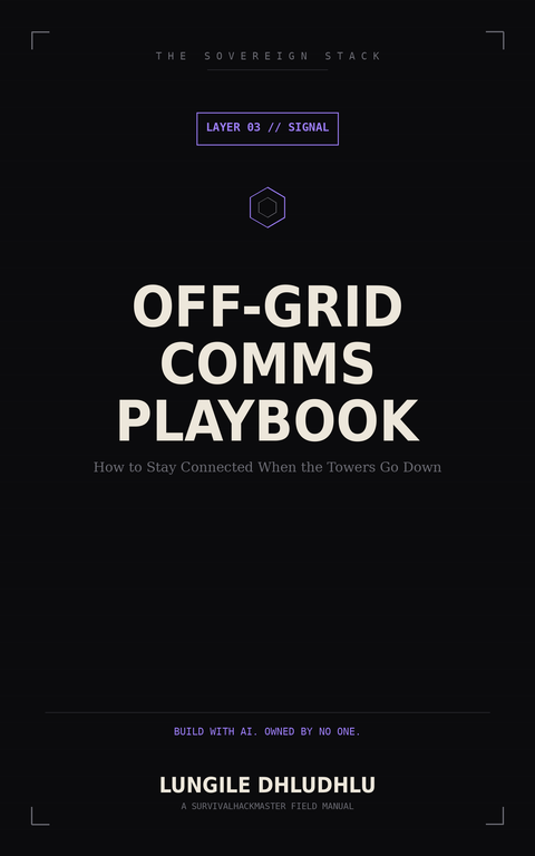 The Off-Grid Comms Playbook — front cover