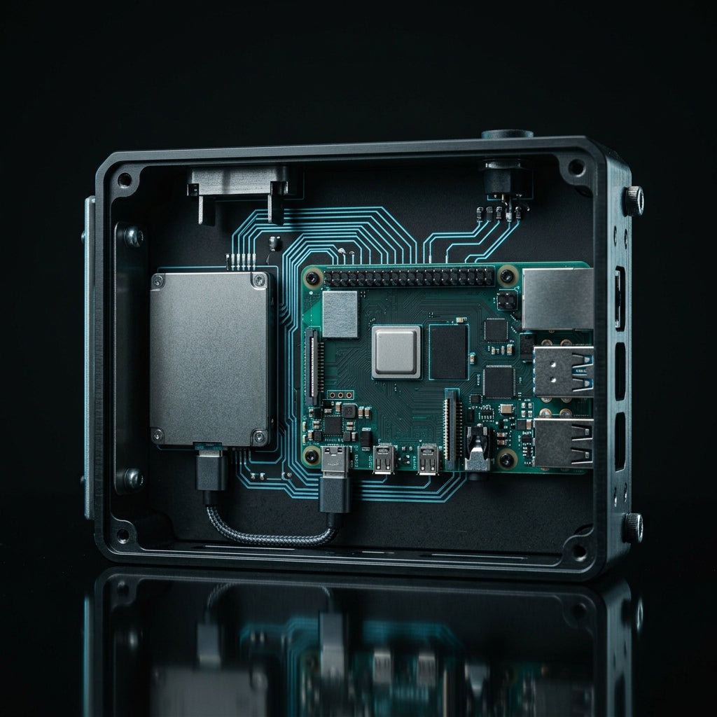 The Air-Gapped Architect — open enclosure and encrypted storage